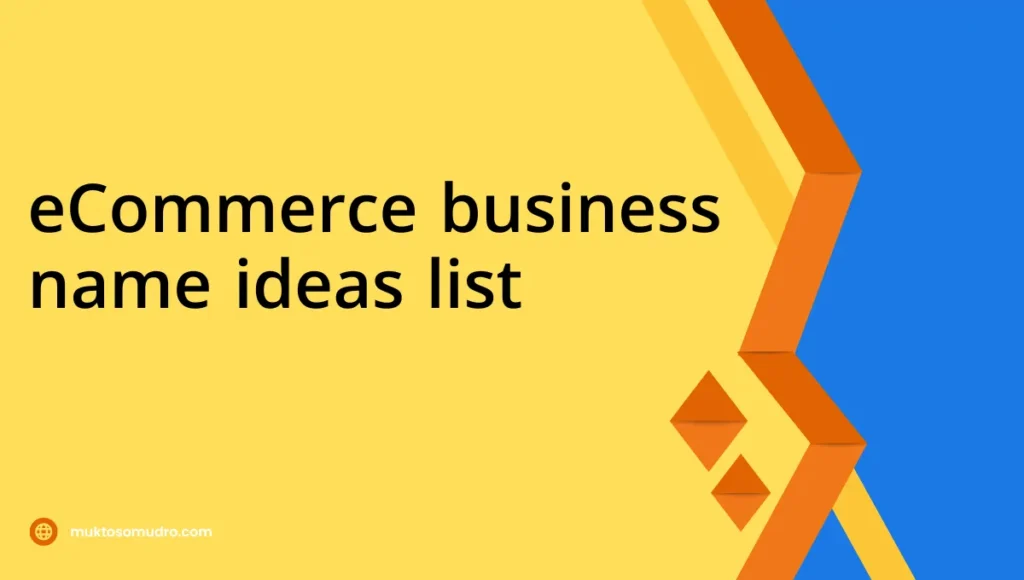 eCommerce business name ideas